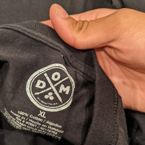 Wolf All Over Print Big Graphic Print Black T-Shirt - Size Men's XL - Picture 5 of 8